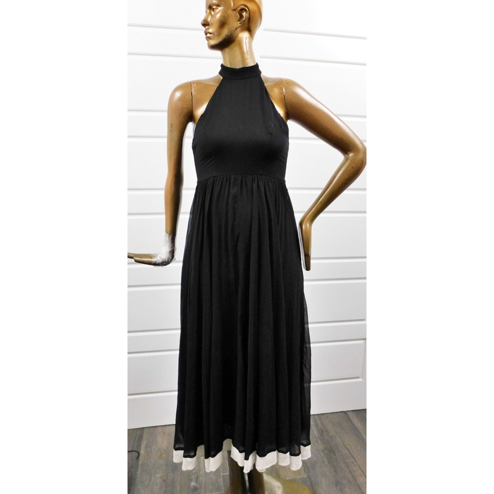 Zimmermann Sunray Picnic Black Long Dress sz‎ 1